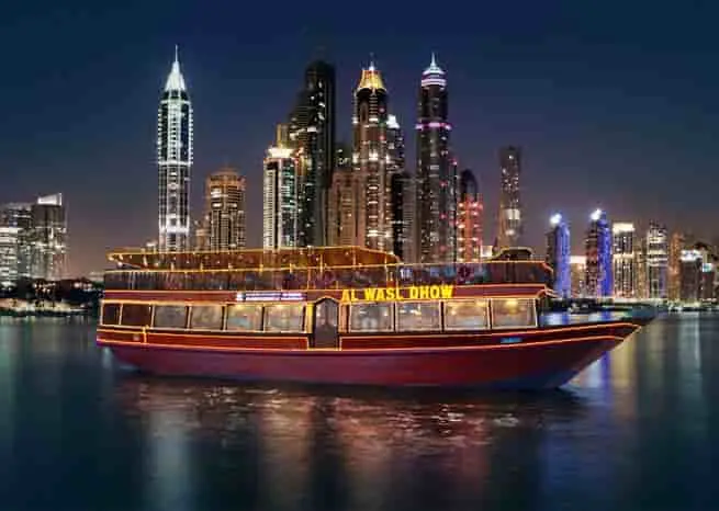 dhow cruise in Marina