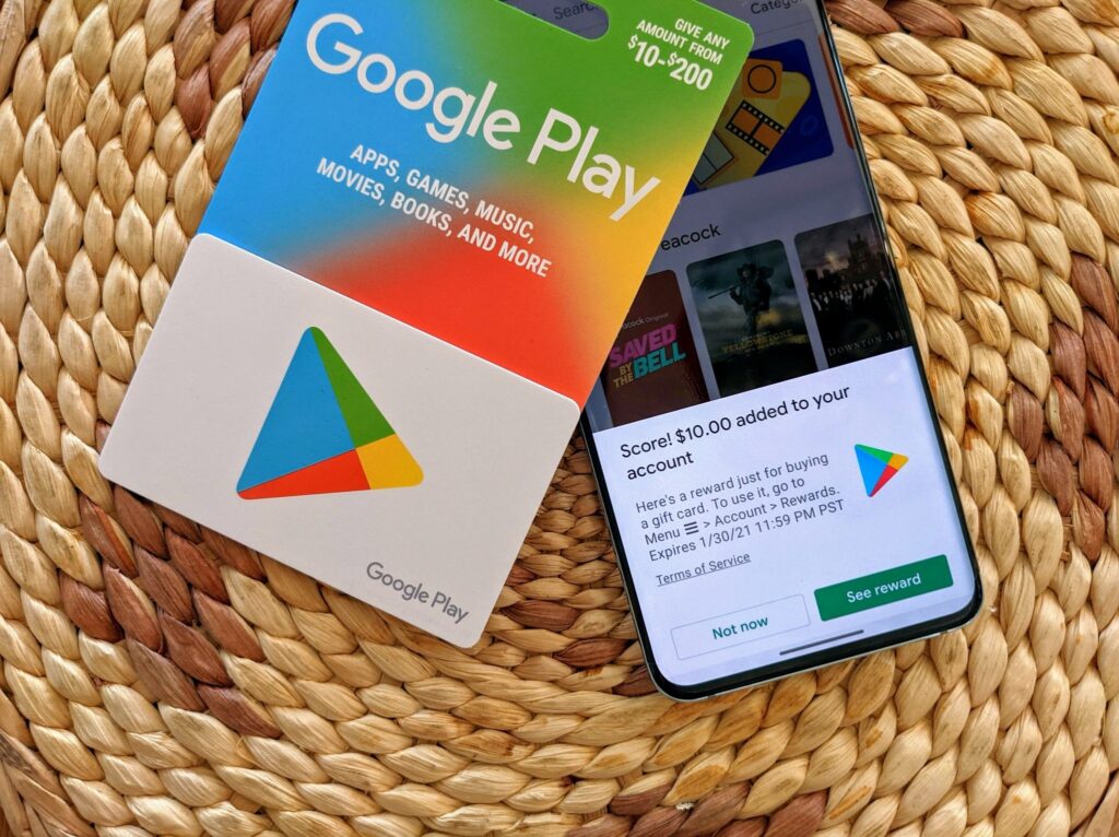 Buy Google Play Gift Card