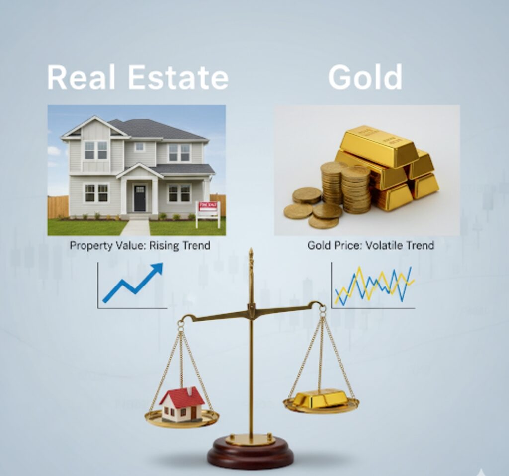 Real Estate vs Gold Investment: Best Option for Wealth Creation ...